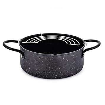 Sartenes Woks & Stir-fry, Olla de freidora Tempura, con pico de ...