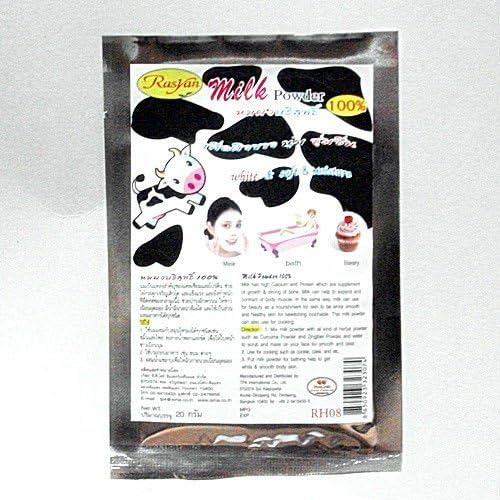 2x Isme Rasyan Milk Powder 100% for White & Soft & Moisture Skin 20 G.