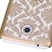 HTC 510 Case, Style4U HTC Desire 510 [Gold] Flower Damask Design Slim Fit Case Cover with 1 Stylus and 1 HD Clear Screen Protector [Gold]
