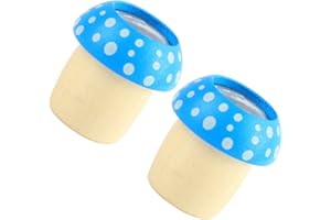 LALADEFIEE Lot de 2 kaléidoscopes en bois bleu lisse poli pour l'éducation scientifique