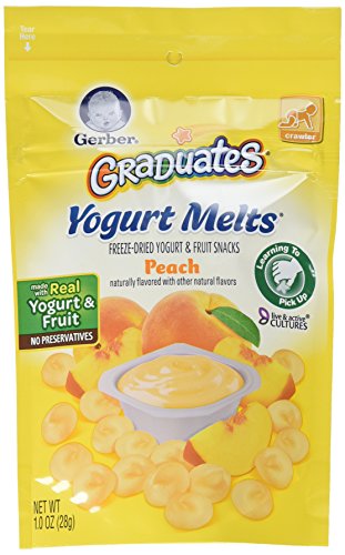 Gerber Graduates Yogurt Melts Snack Variety Pack, 1 Ounce (Pack of 7)