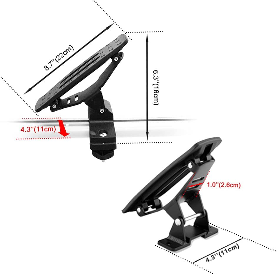 Onefeng Sports 135LB Kayak Saddle, Aluminum Rustless Kayak Roof Rack