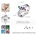 Personalized Mothers Rings with 3 Simulated Birthstones Rings for Mother Mom Name Rings (7)