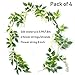 Artificial Flowers Silk Wisteria Fake Hanging Vines Plants Faux Garlands for Garden Outdoor Wall Greenery Jungle Party Wedding Arch Floral Decoration 4 Pack