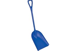 Remco 69823 Seamless Hygienic Shovel - BPA-Free, Food-Safe, Commercial Grade Kitchen and Gardening Accessories, 14", Blue