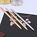 RUTICH Hollow Round Pen Holder Signing Pen Set for Wedding Bridal Engagement Valentine's Day Favors,Rose Gold 2 Pcs…