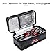 Lipo Battery Safe Bag, Fireproof Explosion-Proof RC Charger Storage Carry Case Double Zipper with Portable Handle for Traxxas DJI Hobby Accessoies Guard (8.5x3.8x4.3in)