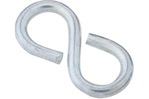 National Hardware N121-350 V2072 Closed S Hooks in Zinc plated, 5 pack