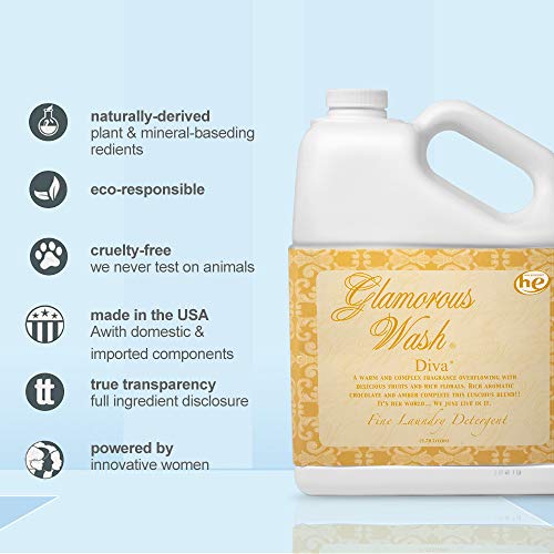 Tyler Diva Glamorous Wash Laundry Detergent 1 Gallon / 128OZ (Bundled