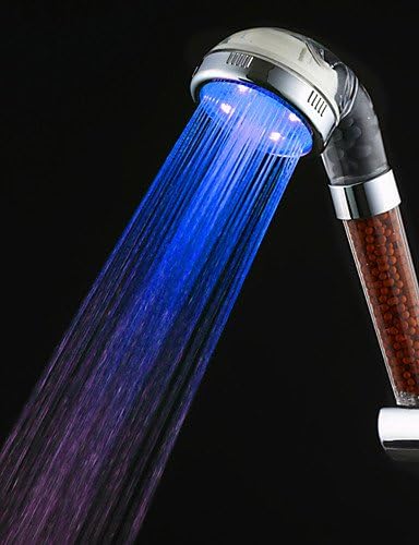 BIAN-0.5 Brand New Anion SPA Head Shower Handheld Water-saving Bath Shower Nozzle Sprinkler Sprayer Filter Transparent