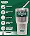 HEIGOO SeeNature Stainless Steel Tumbler - 30oz, Double Wall, Vacuum Insulated Keeps Your Drink Hot Longer - Cup, Lid & Straw, Coffee Travel Mug Set
