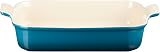 Le Creuset Heritage Rectangular Dish Stoneware 32 cm Deep Teal 71102326420001