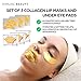 Derma Roller Kit 12-in-1 and Vitamin C Hyaluronic Acid Serum Set 0.30mm Microneedling Tool For Face Skin Massage Tool For Home Use by Everlong Beauty
