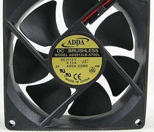 Professional Grade Products AD0912LB-A70GL DC-FAN, Ball Bearing, Lead Wire, 12V, 36 CFM, 92 mm x 92 mm x 25 mm