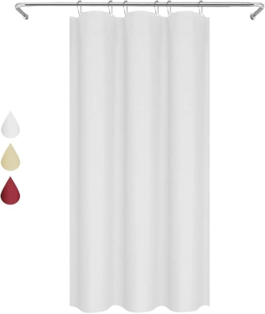 Amazon Com Eforgift Shower Stall Curtain Liner Polyester Fabric