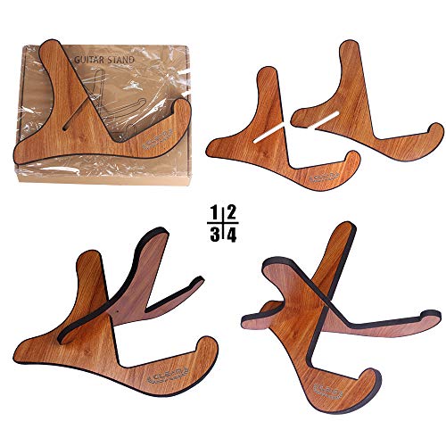 GLEAM Acoustic Guitar Stand - Universal Wooden Guitar Stand - Thumbnail 4