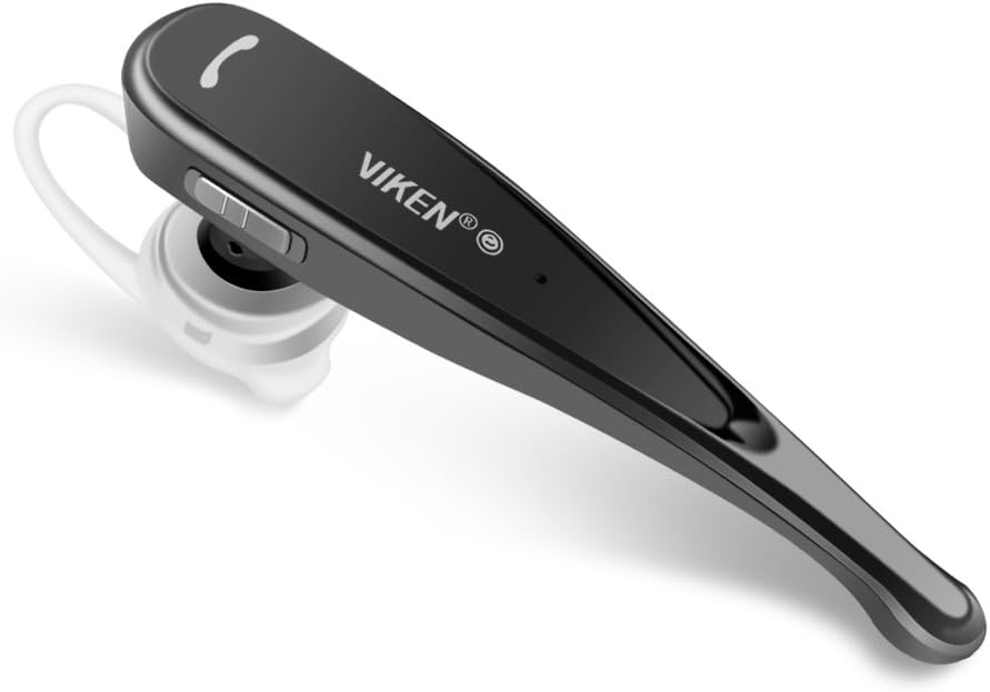 Viken V6 Series Wireless Bluetooth Headsets Noise Cancellation Headphones Bluetooth Bluetooth Earbuds w/ Microphone [ Sports / Running / Gym / Exercise/ Sweatproof ] Wireless Bluetooth Earbuds Headset Earphones for iPhone 6, 6 Plus, 5 5c 5s 4 and Android (Red)