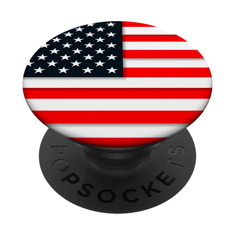USA Patriotism Inspired American Flag Design PopSockets Adhesive PopGrip
