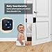 Wireless Doorbell Chime, Home Security System Door Open Motion Sensor Alarm with 1000 FT, 52 Tunes, 4 Volume Levels, LED Indicators Battery Operated - Door Entry Ring Chime for Home, Business, Kids