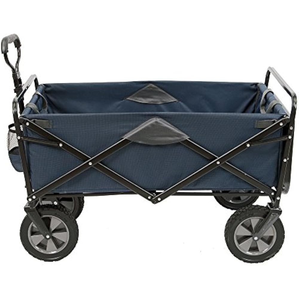 Mac Sports Collapsible Outdoor Utility Wagon With Folding Table And