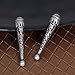 Bolo Tie Tips Replacement End Caps 6 Pack, Antique Silver Tone
