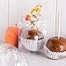 Clear Candy Apple Containers- 20 Pcs Bubble Candy Apple Boxes- Large Candy Apple Container Boxes- Plus 20 Bamboo Candy and Caramel Apple Sticks Wood Skewer- Great for Standard and Large Size Apples