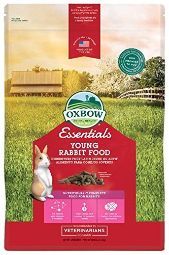 Oxbow Essentials Bunny Basics - Young Rabbit Food - Alfalfa Hay - 10 lbs