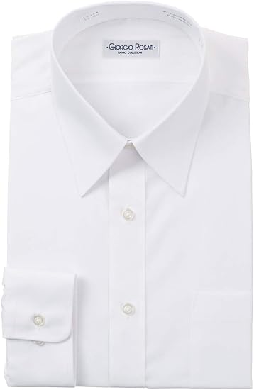 Amazon Co Jp ヨウフクノアオヤマ 洋服の青山 Giorgio Rosati オールシーズン用 レギュラーカラースタンダードワイシャツ 43cm78cm 1913a 服 ファッション小物