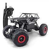 Tuptoel RC Cars Jeep Trucks Off-road Vehicle Monster Trucks 4WD Drive Car 1/14 Scale 2.4GHz RC Hobby Cars High Speed Racing Cars- Black