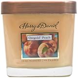 Harry and David 16-Ounce Jar Candle, Large, Oregold Peach