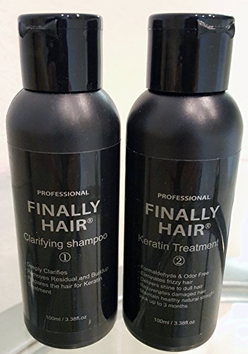 Keratin Straightening Smoothing Treatment & Clarifying Shampoo Kit 200ml (soft version 2)