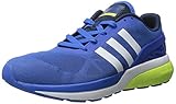 adidas NEO Men's Cloudfoam Flow Shoe,Blue/White/Yellow,8 M US
