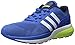 adidas NEO Men's Cloudfoam Flow Shoe,Blue/White/Yellow,8 M US