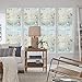 rabbitgoo Window Privacy Film, Decorative Rainbow Window Film, Static Cling Prism Stained Glass Sticker, Anti-UV Front Door Glass Covering for Home, 23 x 78.7 inches