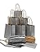 Kraft Gift Bags, Metallic Colors, 24 Extra Small Solid Bags, 5.75