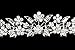 SAMKY Bridal Tiara Silver Rhinestone Wedding Crown for Brides Crystal Queen Headpiece