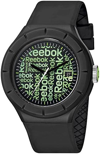 Reebok Men's Warm Up Wallpaper Analog Watch Black RF-TWW-G3-PAPB-BY