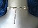 Twilight's Fancy Thin Silvery Gray Satiny Trim Ribbon Choker Necklace -- Size Small