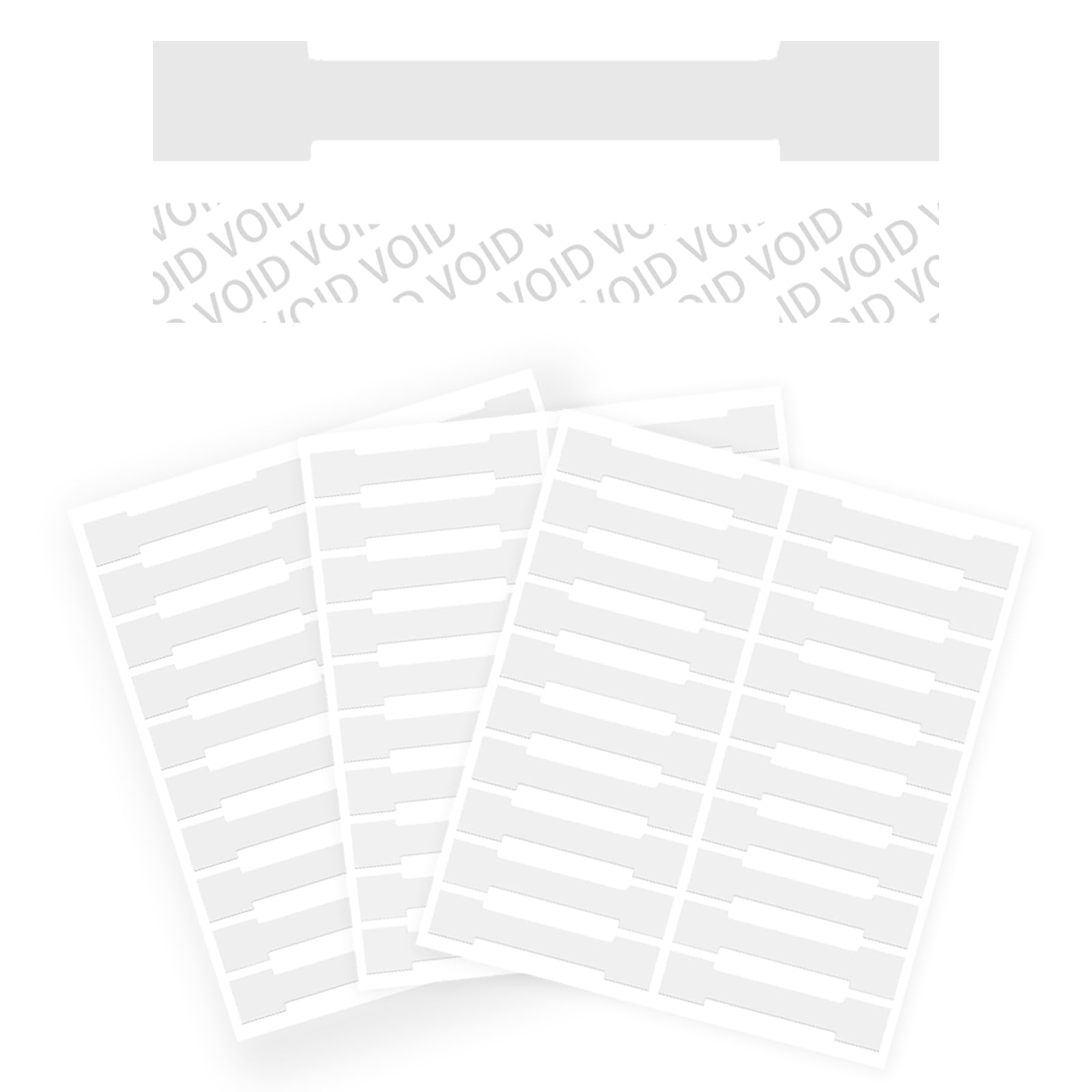 Transparent Seal Label, Tamper Proof Envelope Box Sticker, Security Label Sticker (Bone)