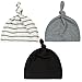 Unisex Baby Adjustable Knot Hat Cotton soft Cute Knit Hat Cap (3 color)