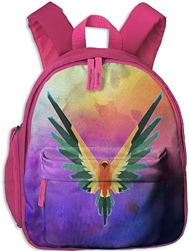 Logan Parrot Paul Logo Childrens School Backpacks Navy
