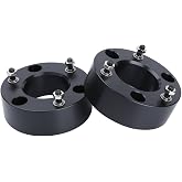 Dynofit 3 Inch Leveling Lift Kit, Front Strut Spacers for Silverado 1500 Sierra 1500,Compatible with 2007-2026 GMC Sierra &amp; Chevy Silverado 1500 2WD/4WD, Heavy Duty Forged Aluminum Suspension Kit