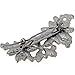 Women's Rhinestone Flower Crystal Hair Clip Wedding Party
