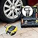 Tire Inflator, Electric Air Compressor Pump, 12V DC Portable Tire Pump with Digital Display up to 150PSI with Emergency LED Lighting and 10ft Long Cable for Car, Bicycle, Ball and Other Inflatables
