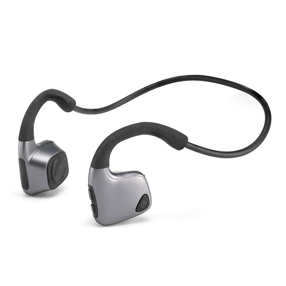 Bone Conduction Headphones Bluetooth 5.0 Wireless Earphone Outdoor Sport Headset with Mic Free Ears Lightweight Sweatproof...
