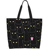 LUVOADALA Novelty Dog Pug Large Tote Bag Casual Shoulder Bags Reusable Grocery Handbag For Women Travel Shopping