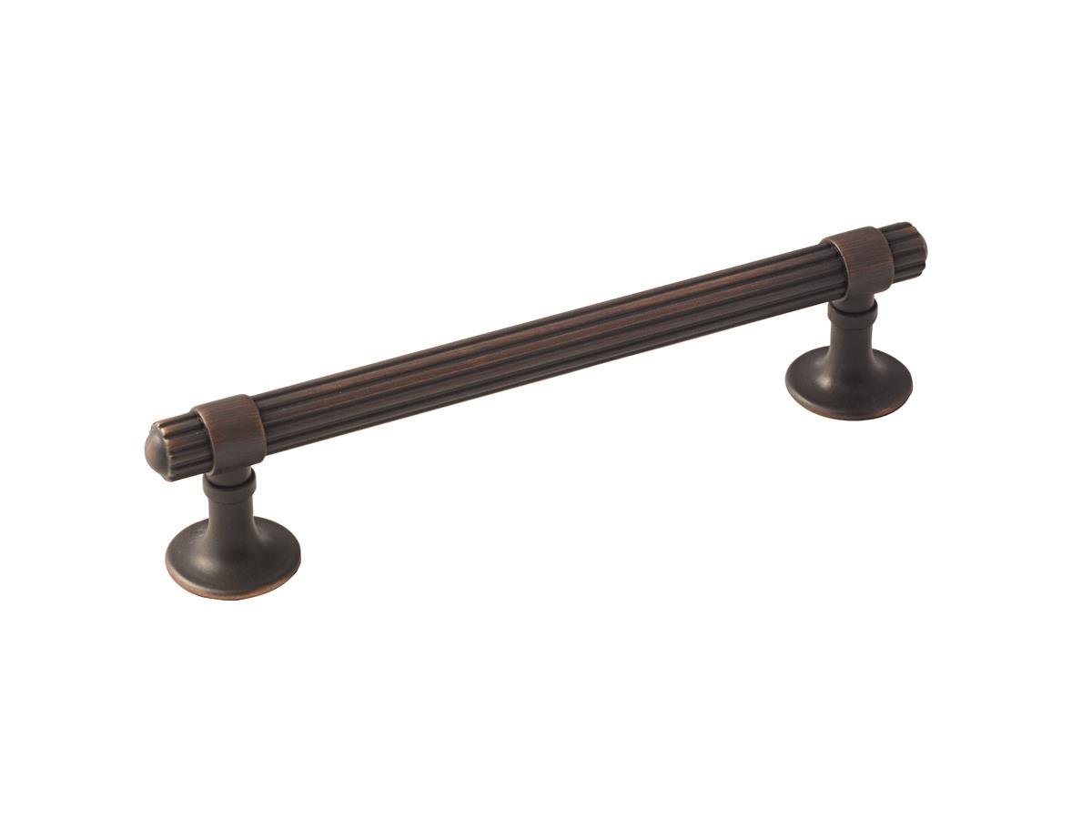Amerock | Cabinet Pull | Oil Rubbed Bronze | 5-1/16 inch (128 mm) Center to Center | Sea Grass | 1 Pack | Drawer Pull | Drawer Handle | Cabinet Hardware