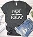 Not Today Shirt, Game of Thrones, Arya Stark Gift Idea, Game T-Shirt, Short Sleeve, V-Neck, Long Sleeve