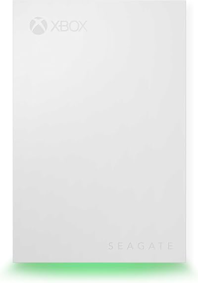 Seagate Game Drive 5TB Xbox External HDD USB 3.2 Gen 1 White LED