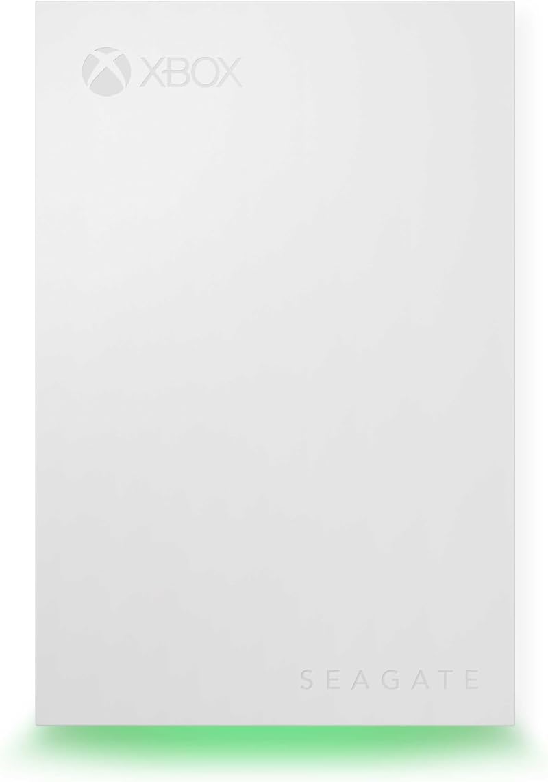 Seagate Game Drive 5TB Xbox External HDD USB 3.2 Gen 1 White LED